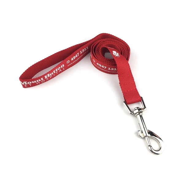 3/4"Wx72"L Durable Polyester Pet Leash w/ Metal Carabiner - 3/4"Wx72"L Durable Polyester Pet Leash w/ Metal Carabiner - Image 0 of 2