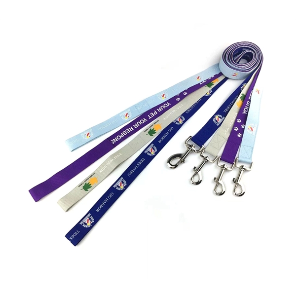 1"Wx72"L Polyester Durable Pet Leash w/ Metal Carabiner - 1"Wx72"L Polyester Durable Pet Leash w/ Metal Carabiner - Image 2 of 3