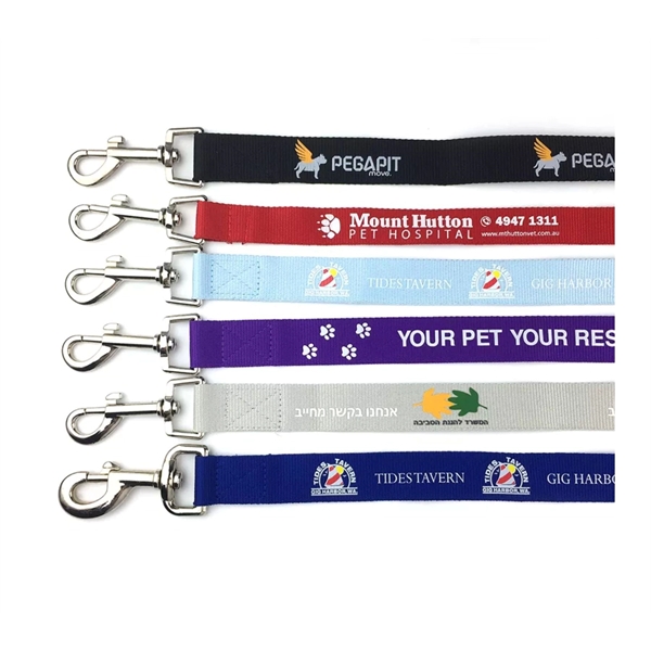 1"Wx72"L Polyester Durable Pet Leash w/ Metal Carabiner - 1"Wx72"L Polyester Durable Pet Leash w/ Metal Carabiner - Image 3 of 3