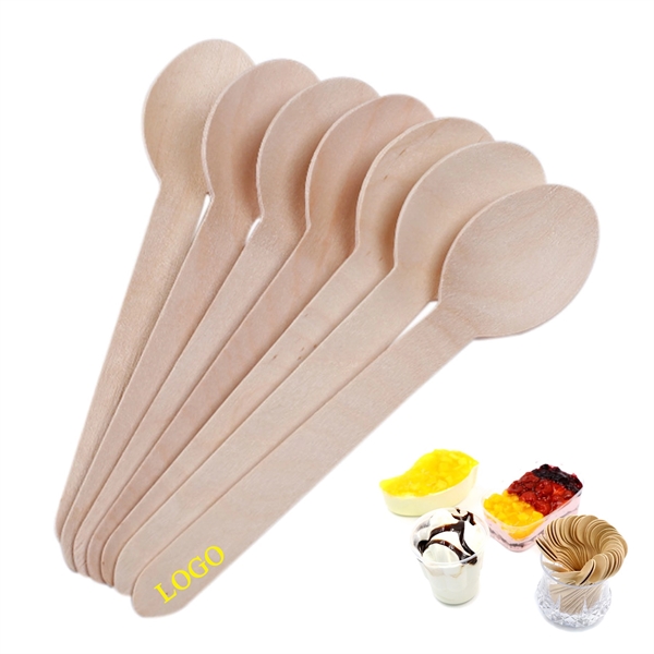 Disposable Wood Brown Cutlery Spoons - Disposable Wood Brown Cutlery Spoons - Image 0 of 2