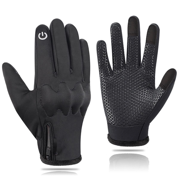 Winter Riding Waterproof Insulated Gloves - Winter Riding Waterproof Insulated Gloves - Image 1 of 7