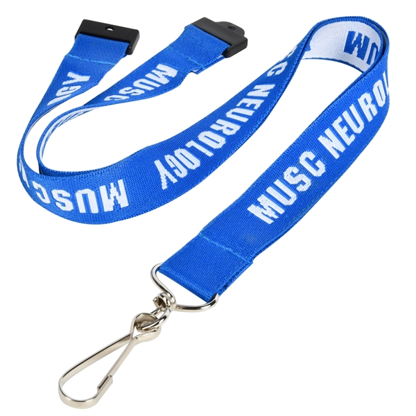 Custom 3/4" Woven Lanyards w/ Safety Breakaway - Custom 3/4" Woven Lanyards w/ Safety Breakaway - Image 5 of 7