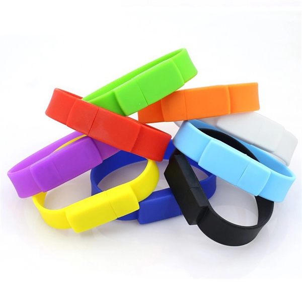 Silicone Bracelet Wristband U Disk (16Gb) - Silicone Bracelet Wristband U Disk (16Gb) - Image 2 of 4
