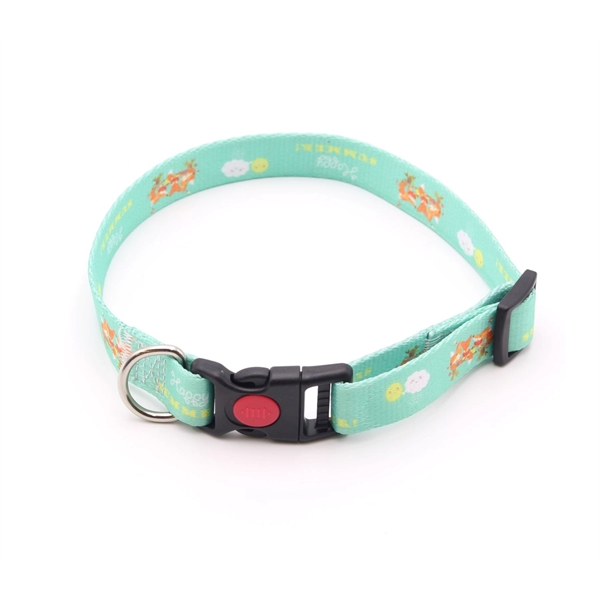 3/4"x20" Sublimation Adjustable Pet Collar w/ Buckle Release - 3/4"x20" Sublimation Adjustable Pet Collar w/ Buckle Release - Image 5 of 6
