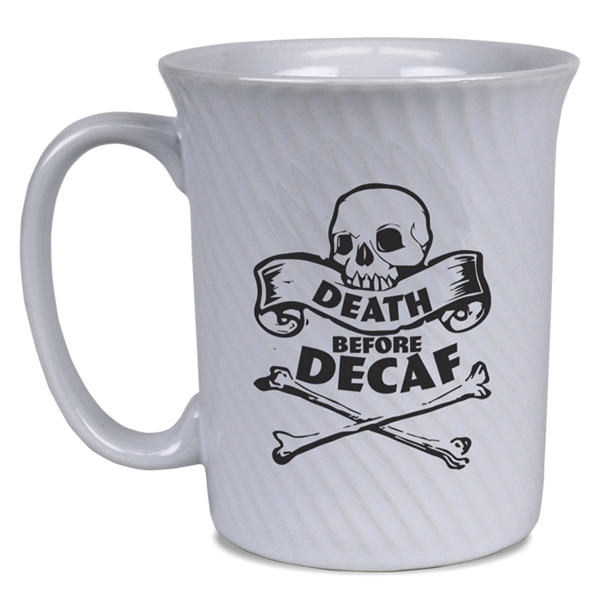 17 Oz. Ripple Ceramic Coffee Mug