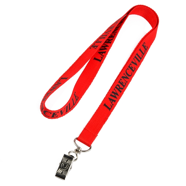 3/8" Polyester Lanyards, Custom Printed ID Badge Holders - 3/8" Polyester Lanyards, Custom Printed ID Badge Holders - Image 0 of 3