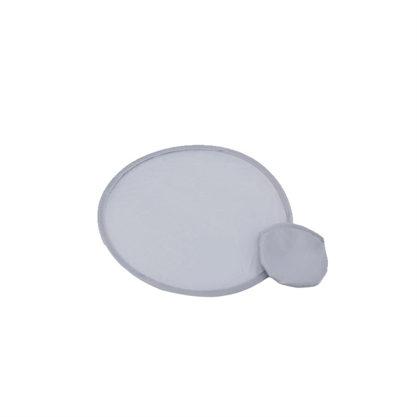 Round Polyester Folding Foldable Fan Flying Disc Flyer - Round Polyester Folding Foldable Fan Flying Disc Flyer - Image 1 of 9
