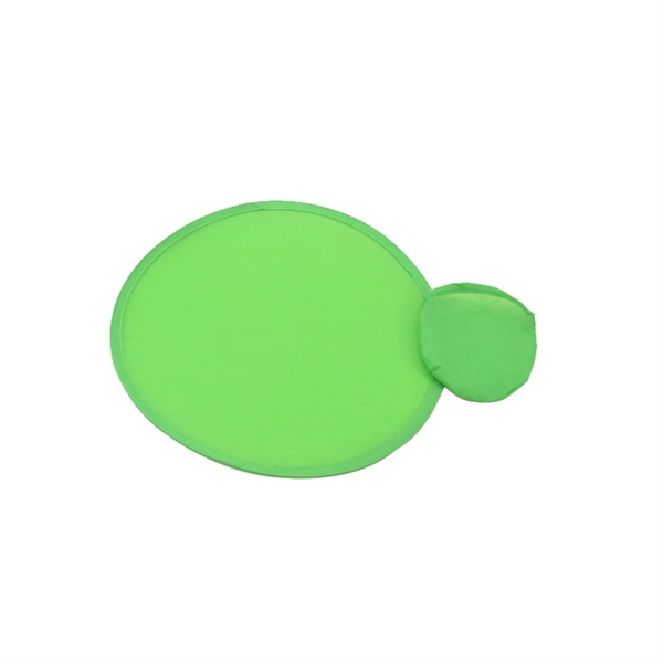 Round Polyester Folding Foldable Fan Flying Disc Flyer - Round Polyester Folding Foldable Fan Flying Disc Flyer - Image 2 of 9
