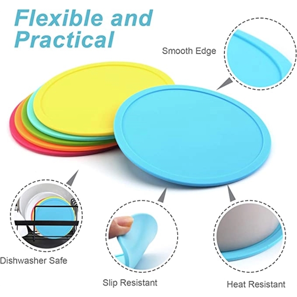 Silicone Insulation Mats Coasters - Silicone Insulation Mats Coasters - Image 2 of 5