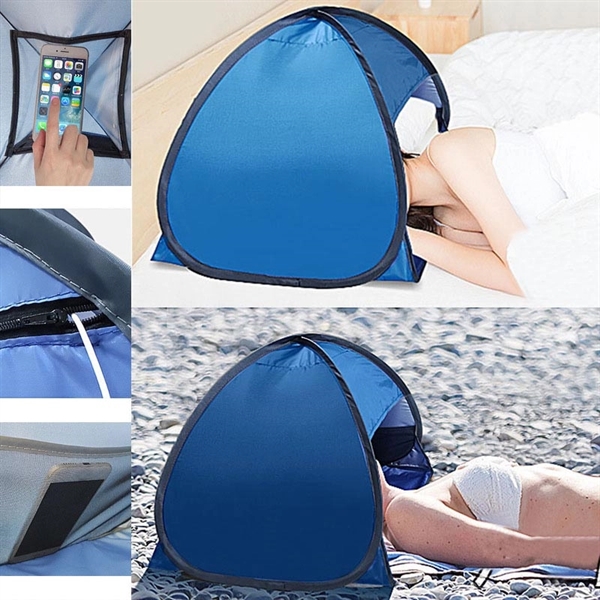 Portable Sun Shelter Mini Head Pop Up Tent - Portable Sun Shelter Mini Head Pop Up Tent - Image 1 of 1