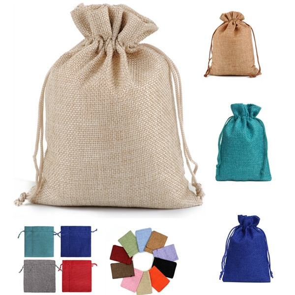 Sackcloth Drawstring Pouch - Sackcloth Drawstring Pouch - Image 0 of 1
