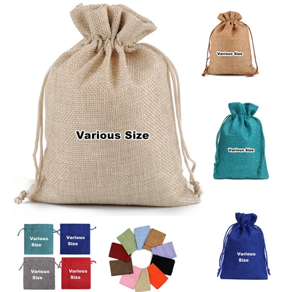 Sackcloth Drawstring Pouch - Sackcloth Drawstring Pouch - Image 1 of 1