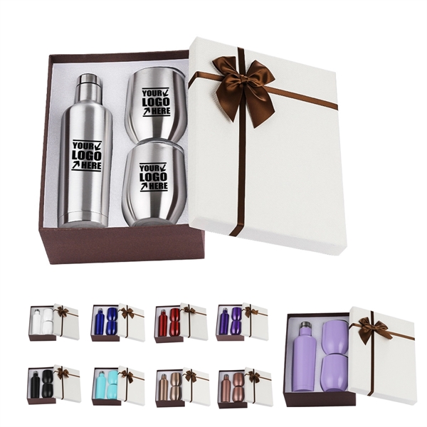 Insulated Wine Chiller Gift Set - Insulated Wine Chiller Gift Set - Image 0 of 9