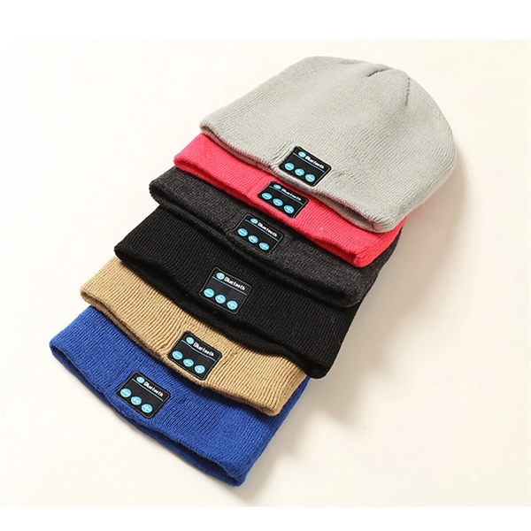 Holiday Bluetooth Beanie Hat - Holiday Bluetooth Beanie Hat - Image 1 of 2