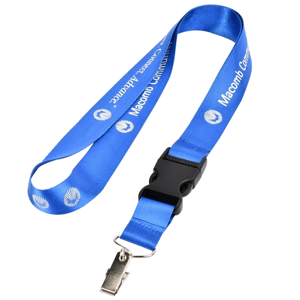 Detachable Nylon Lanyards w/ Imprint Quick Release - Detachable Nylon Lanyards w/ Imprint Quick Release - Image 2 of 3