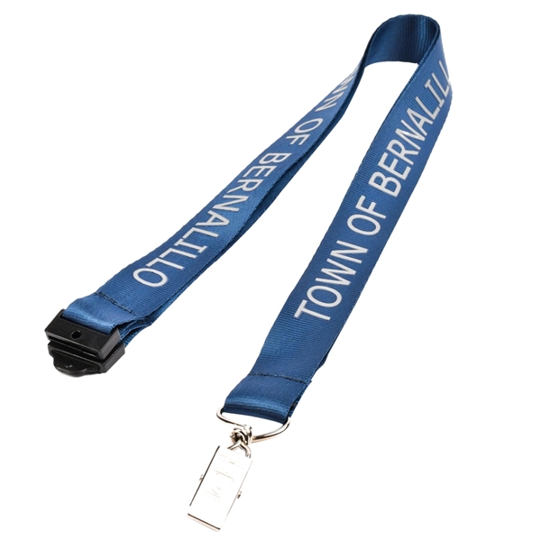 1/2" Nylon Lanyard with Safety Breakaway
