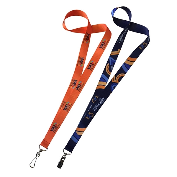 5/8" (15mm) Polyester Dye Sublimated Lanyard School ID Badge - 5/8" (15mm) Polyester Dye Sublimated Lanyard School ID Badge - Image 0 of 9