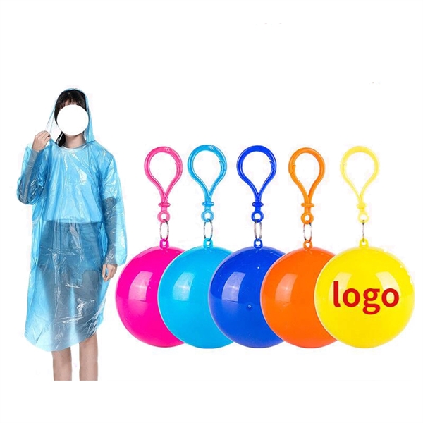 Ball Shape Rain Poncho - Ball Shape Rain Poncho - Image 1 of 1