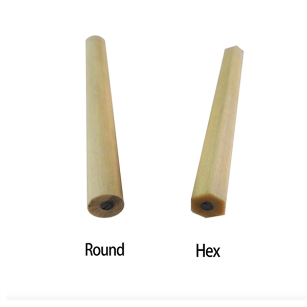 Hex/Round Wooden Golf Pencil - Hex/Round Wooden Golf Pencil - Image 4 of 4