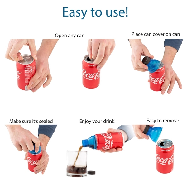 Reusable Leakproof Soda Can Cover - Reusable Leakproof Soda Can Cover - Image 2 of 2