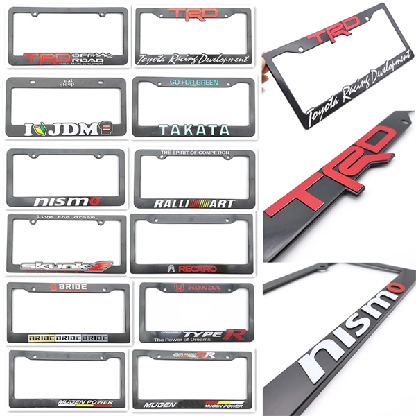Raised Letter ABS License Plate Frame - Raised Letter ABS License Plate Frame - Image 1 of 1