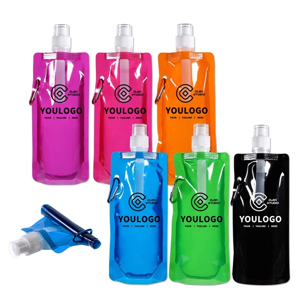 Assorted Color Ultra Light Collapsible Sports Water Bag - Assorted Color Ultra Light Collapsible Sports Water Bag - Image 0 of 2