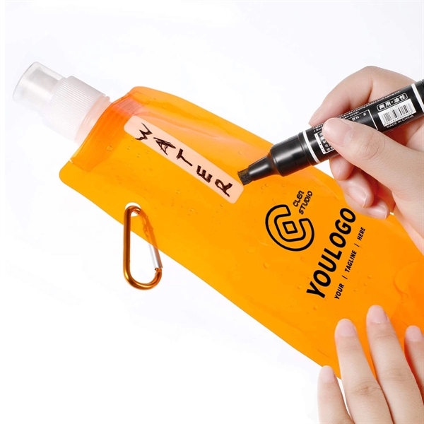 Assorted Color Ultra Light Collapsible Sports Water Bag - Assorted Color Ultra Light Collapsible Sports Water Bag - Image 2 of 2