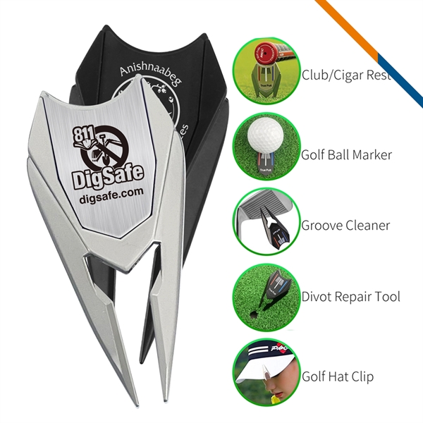 Tecco 6in1 Ball Marker Golf Divot Tool - Tecco 6in1 Ball Marker Golf Divot Tool - Image 4 of 10