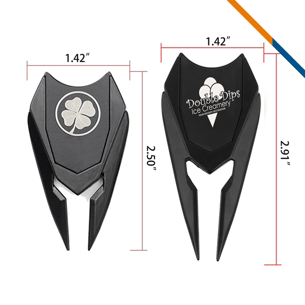 Tecco 6in1 Ball Marker Golf Divot Tool - Tecco 6in1 Ball Marker Golf Divot Tool - Image 6 of 10