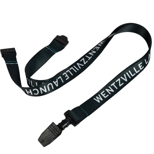 Polyester Sublimated Lanyard w/ Safety Breakaway ID Holder - Polyester Sublimated Lanyard w/ Safety Breakaway ID Holder - Image 7 of 8