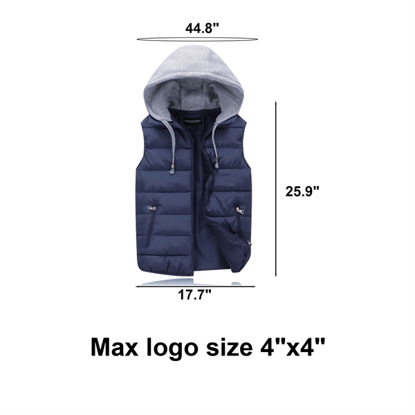 Outdoor Hooded Down Vest - Outdoor Hooded Down Vest - Image 1 of 6