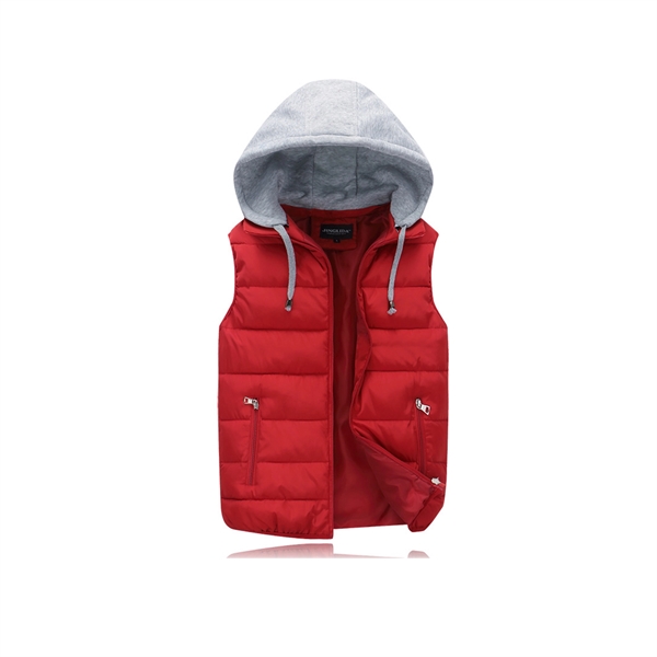 Outdoor Hooded Down Vest - Outdoor Hooded Down Vest - Image 6 of 6