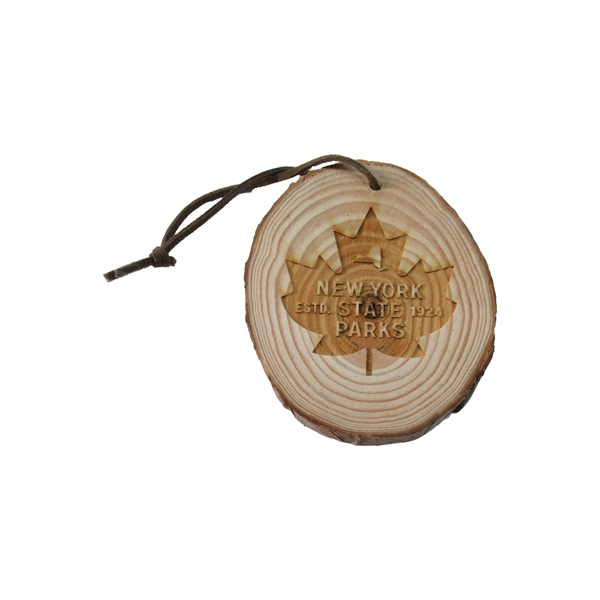 3.5" - Bark Edged Pine Ornament - 3.5" - Bark Edged Pine Ornament - Image 0 of 0