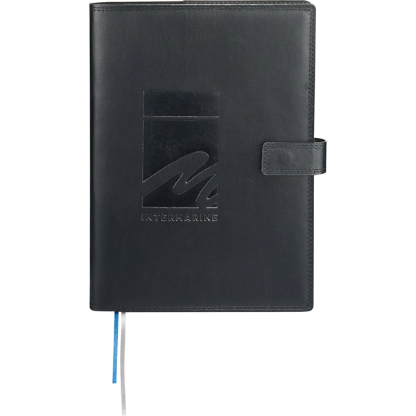 Custom FSC® Mix 7" x 10" Uptown Refillable Leather Journa