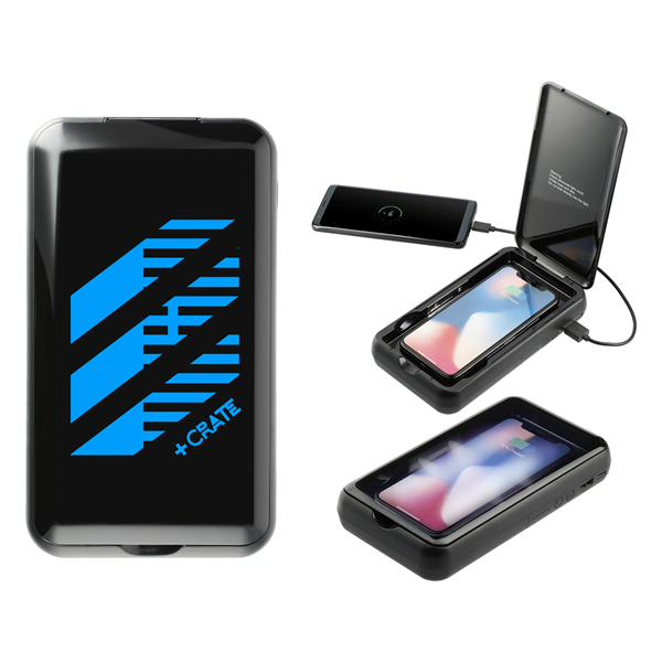 Pristine 10000 Wireless Power Bank w/ UV Sanitizer - Pristine 10000 Wireless Power Bank w/ UV Sanitizer - Image 9 of 10