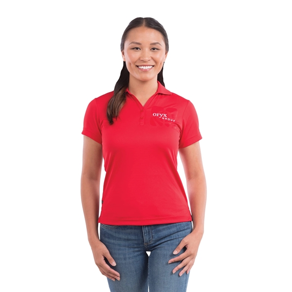 Women's MORENO TEXT MICRO SS POLO - Women's MORENO TEXT MICRO SS POLO - Image 35 of 35