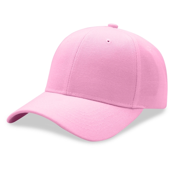 6 Panel Poly Twill Baseball Cap - 6 Panel Poly Twill Baseball Cap - Image 16 of 27