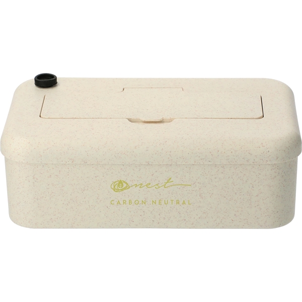Bamboo Fiber Lunch Box with Utensils - Bamboo Fiber Lunch Box with Utensils - Image 0 of 0