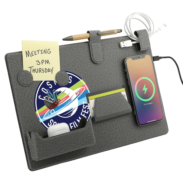 MagClick™ Fast Wireless Charging Desk Organizer - MagClick™ Fast Wireless Charging Desk Organizer - Image 1 of 1