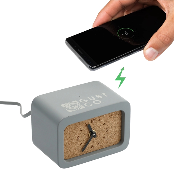 Set in Stone Wireless Charging Desk Clock - Set in Stone Wireless Charging Desk Clock - Image 1 of 2