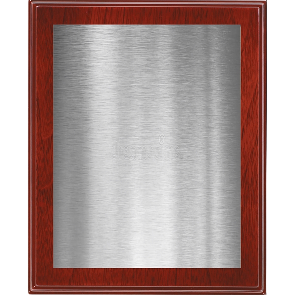 Mahogany Finish Plaque w/Choice of Single Plate - Mahogany Finish Plaque w/Choice of Single Plate - Image 15 of 16