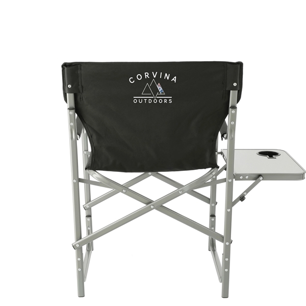 Custom Director's Chair with Side Table