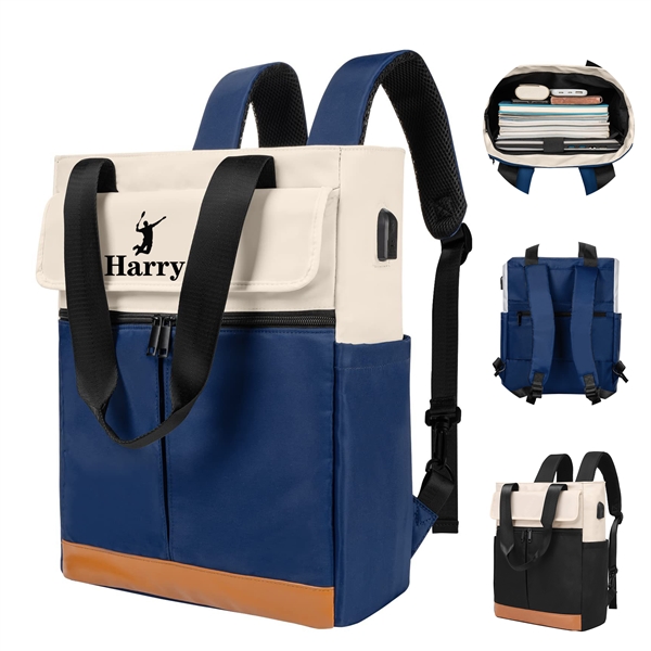 Women Convertible Tote Daypack - Women Convertible Tote Daypack - Image 0 of 1