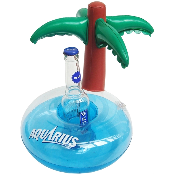 Inflatable Coasters Palm Tree Cup Holder - Inflatable Coasters Palm Tree Cup Holder - Image 1 of 1