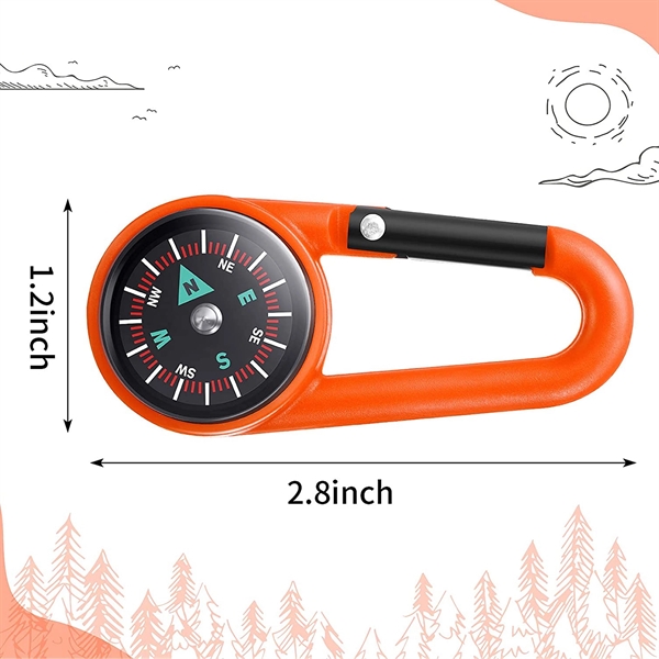 Carabiner With Compass - Carabiner With Compass - Image 2 of 3