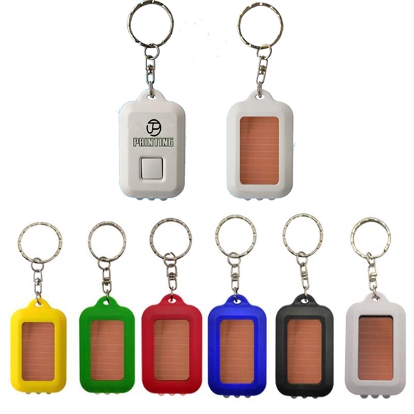 Solar Energy Flashlight Keychain - Solar Energy Flashlight Keychain - Image 0 of 1