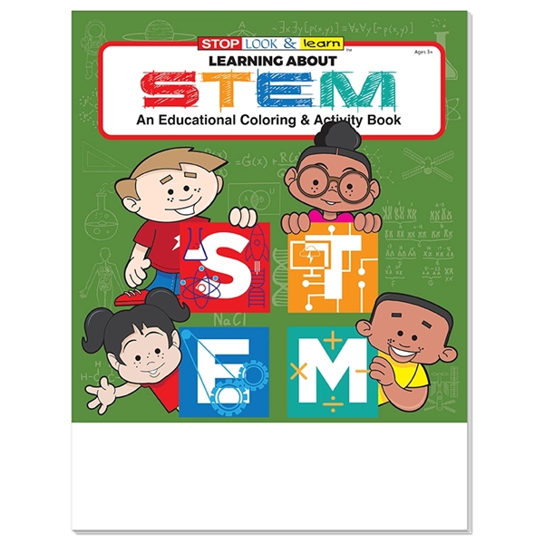 Learning About STEM Coloring Book - Learning About STEM Coloring Book - Image 1 of 2