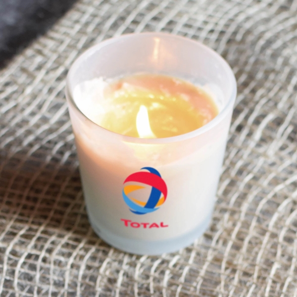 Vanilla-Scented Soy Wax Candle in Glass Jar - Small - Vanilla-Scented Soy Wax Candle in Glass Jar - Small - Image 0 of 6