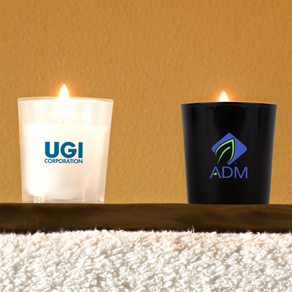 Vanilla-Scented Soy Wax Candle in Glass Jar - Small - Vanilla-Scented Soy Wax Candle in Glass Jar - Small - Image 2 of 6