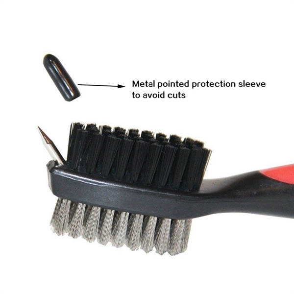 Golf Double Sided Cleaning Brush - Golf Double Sided Cleaning Brush - Image 2 of 4